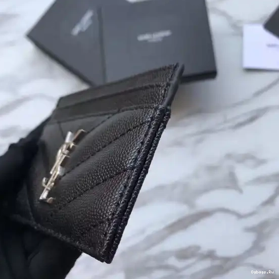 MATELASSÉ CASSANDRE CARD YSL CASE 0518